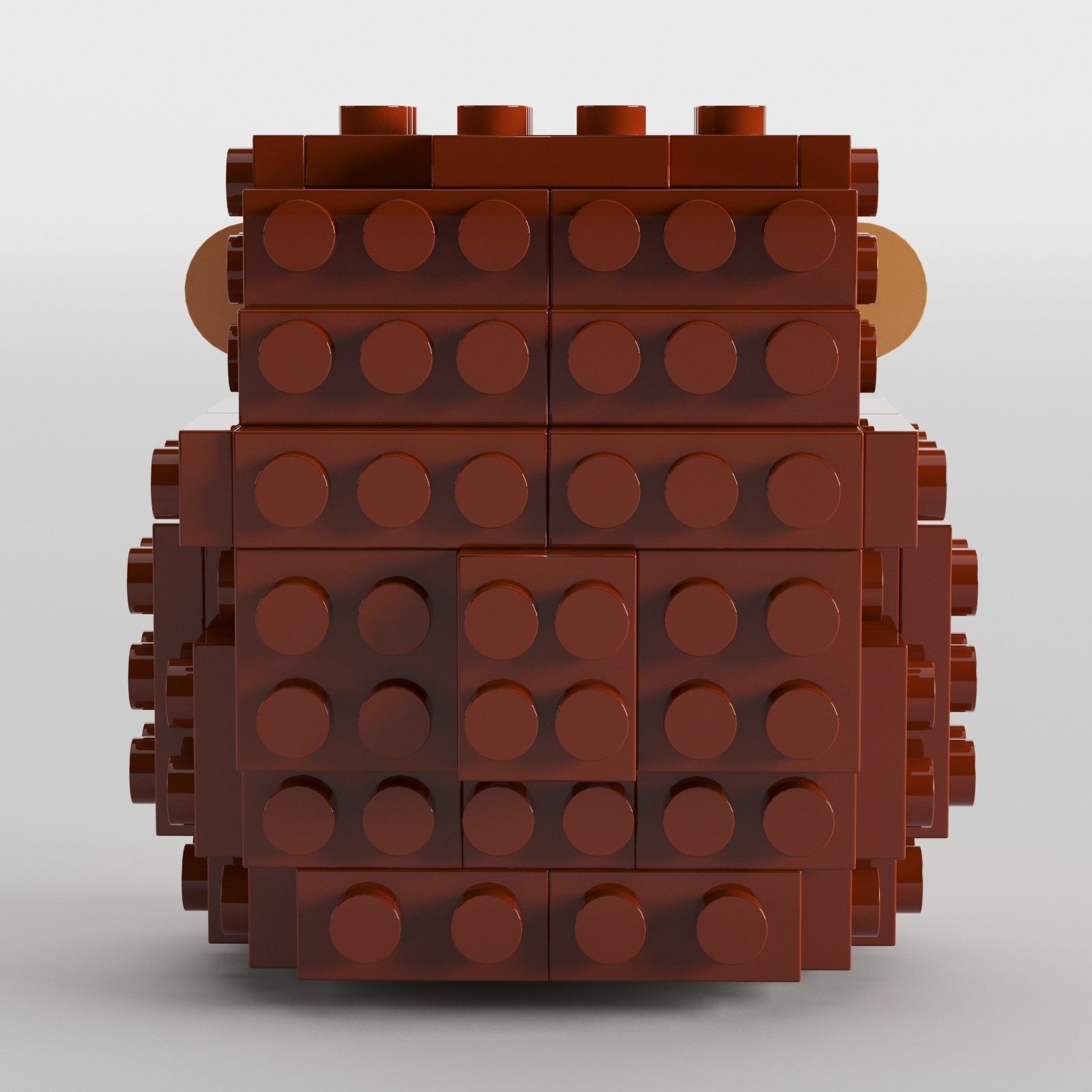 Lego Hedgehog toy by Legotruman 3D model_7