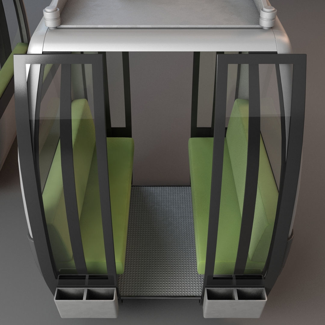 Cableway Car 3D model_5