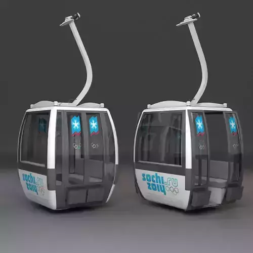 Sochi Cableway Car 3D model