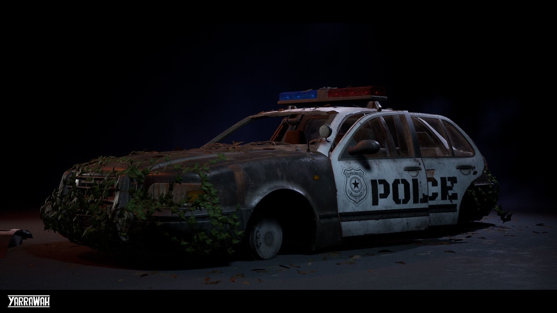 Emergency Vehicles - Premium - Drivable and Interactable UE4 UE5 Low-poly 3D model_12