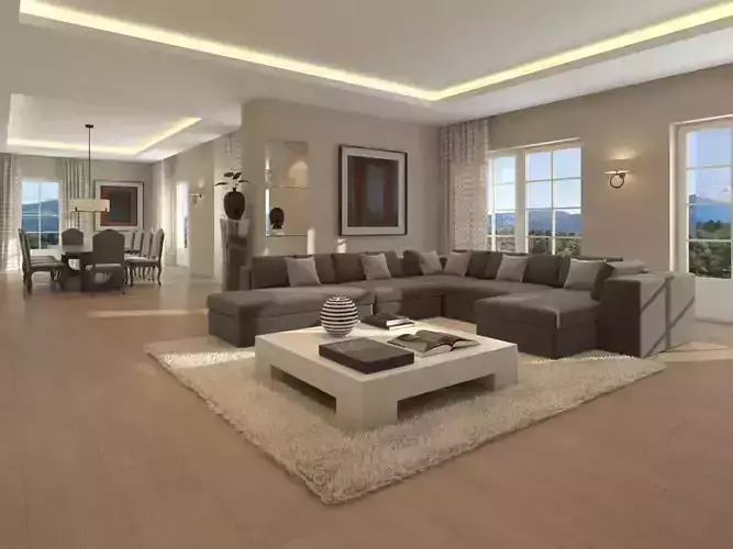 Modern Living Room Interior