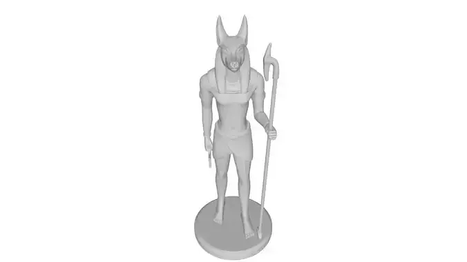 Anubis statue 3D Model