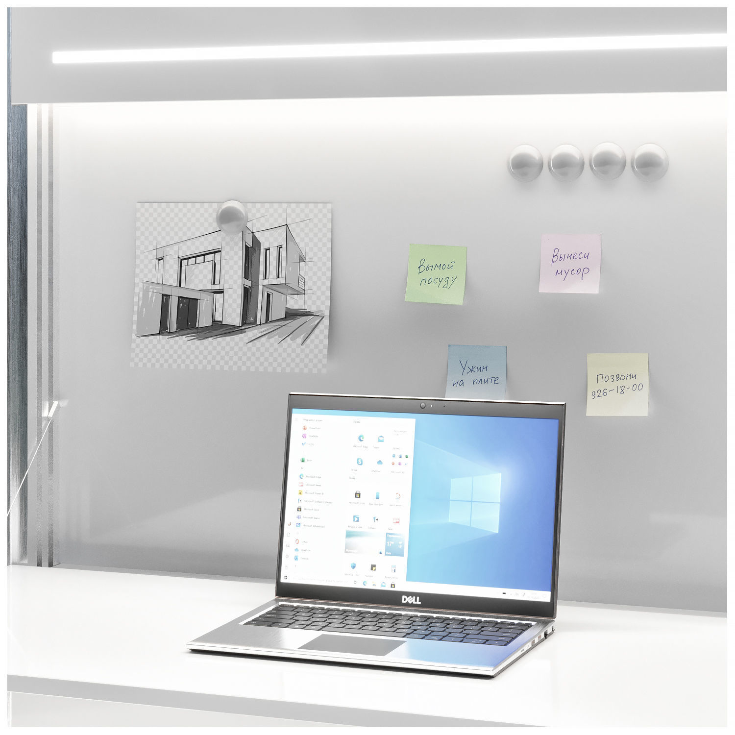 Nomado Mobile Desk 3D model_2