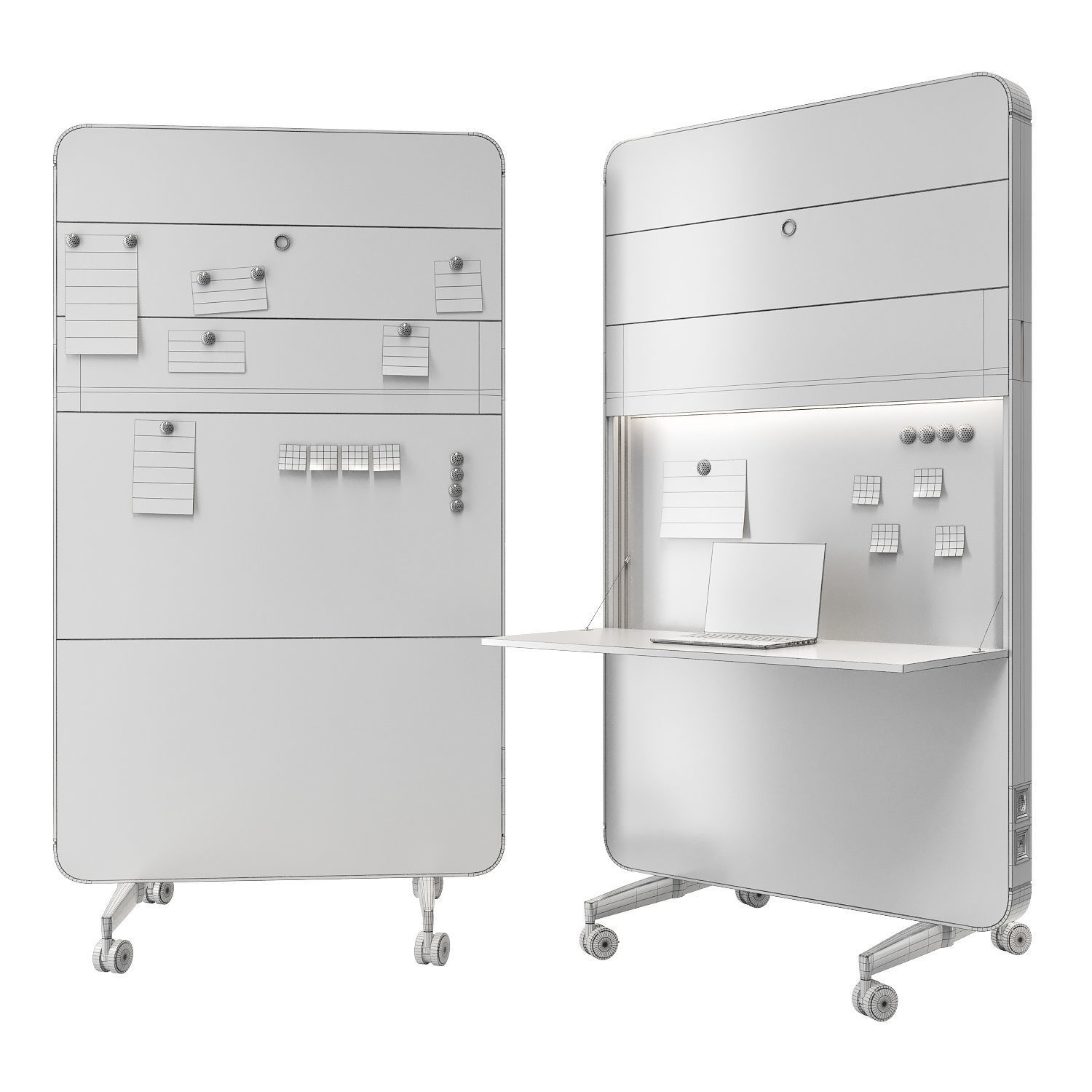 Nomado Mobile Desk 3D model_3