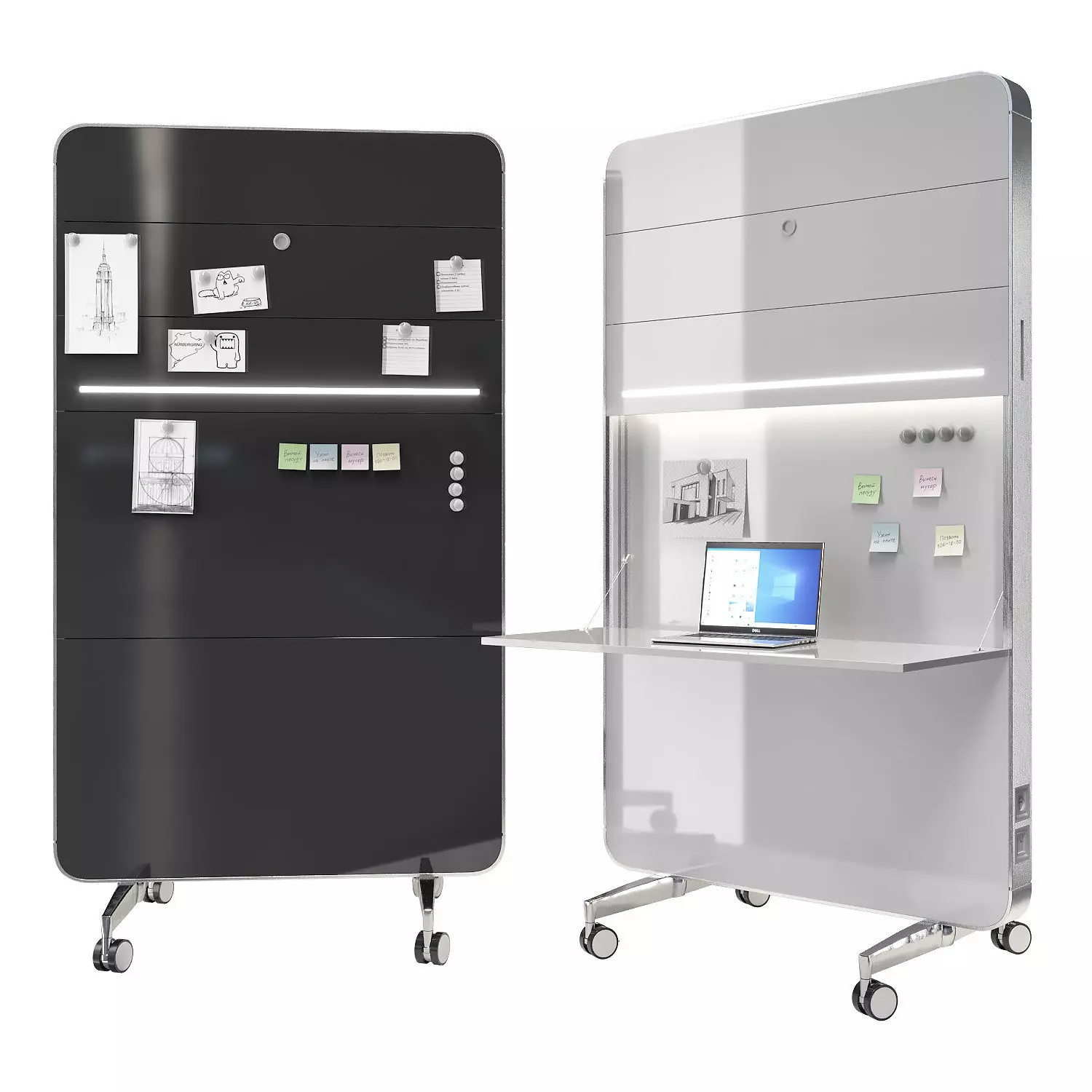 Nomado Mobile Desk 3D model_0