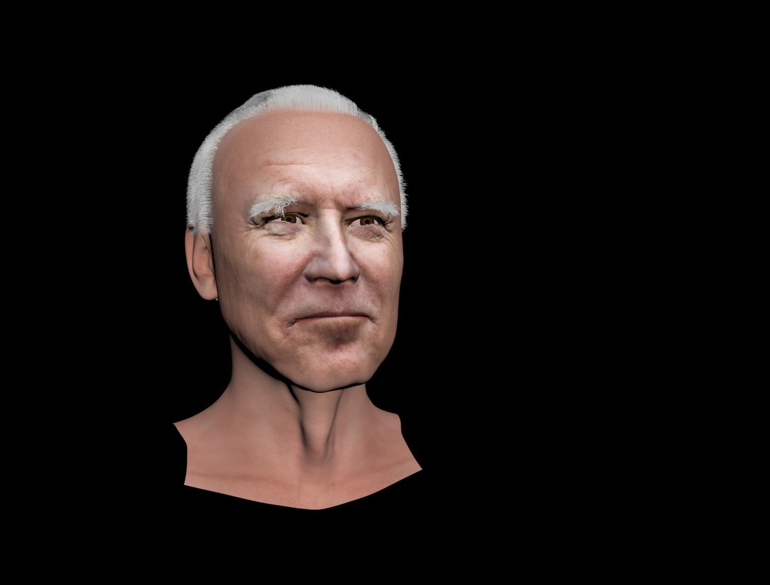 joe biden zbrush 3D Character design 3D model  3D model_10