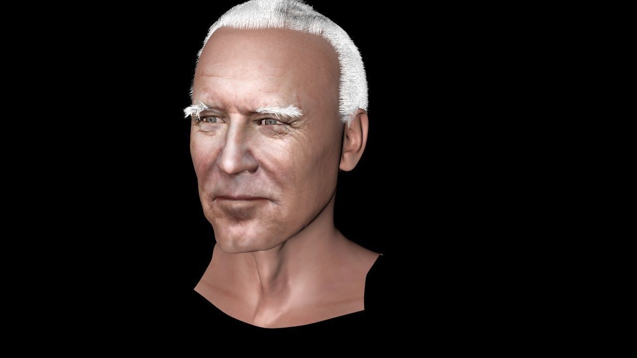 joe biden zbrush 3D Character design 3D model  3D model_4