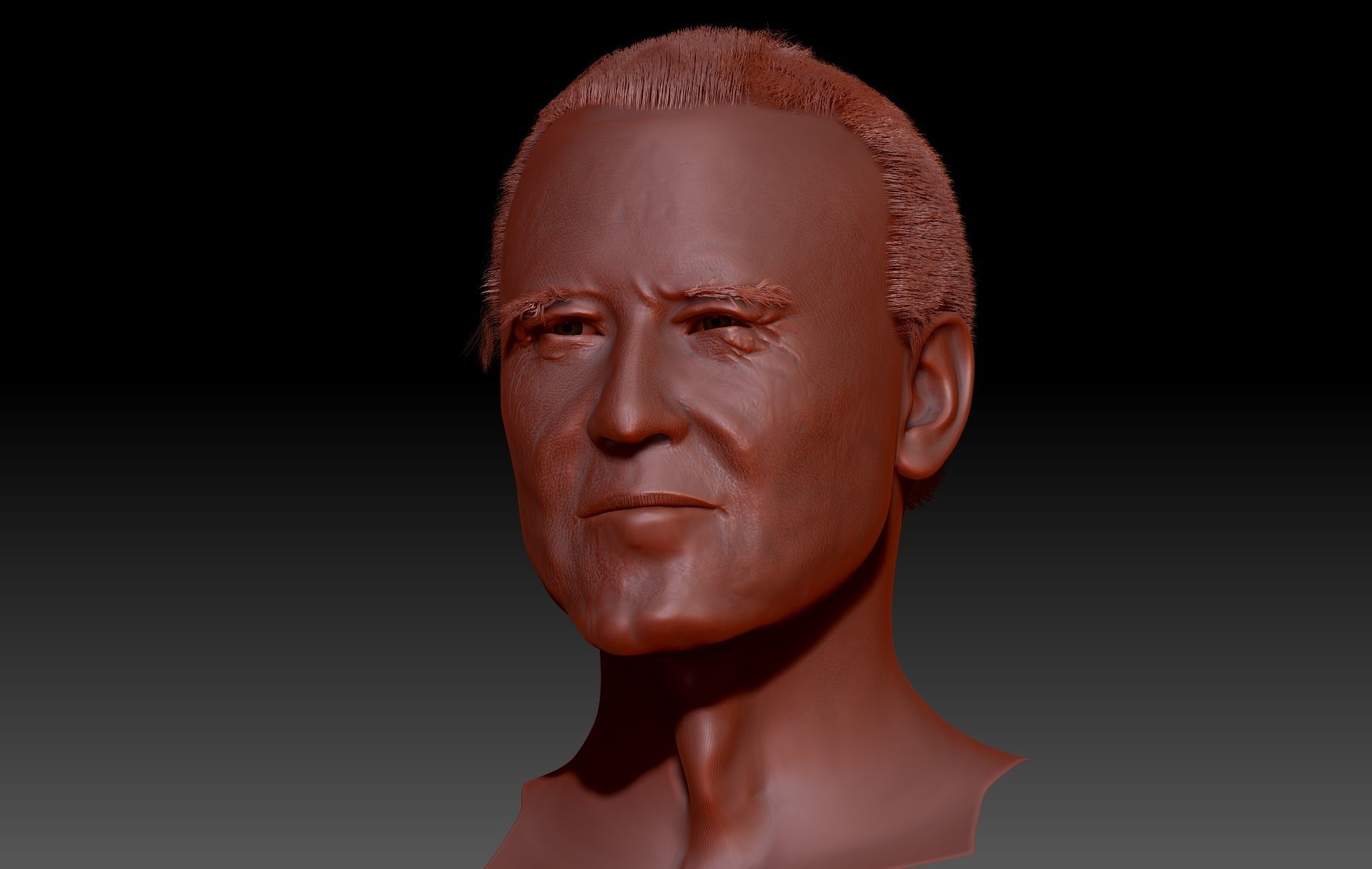 joe biden zbrush 3D Character design 3D model  3D model_12