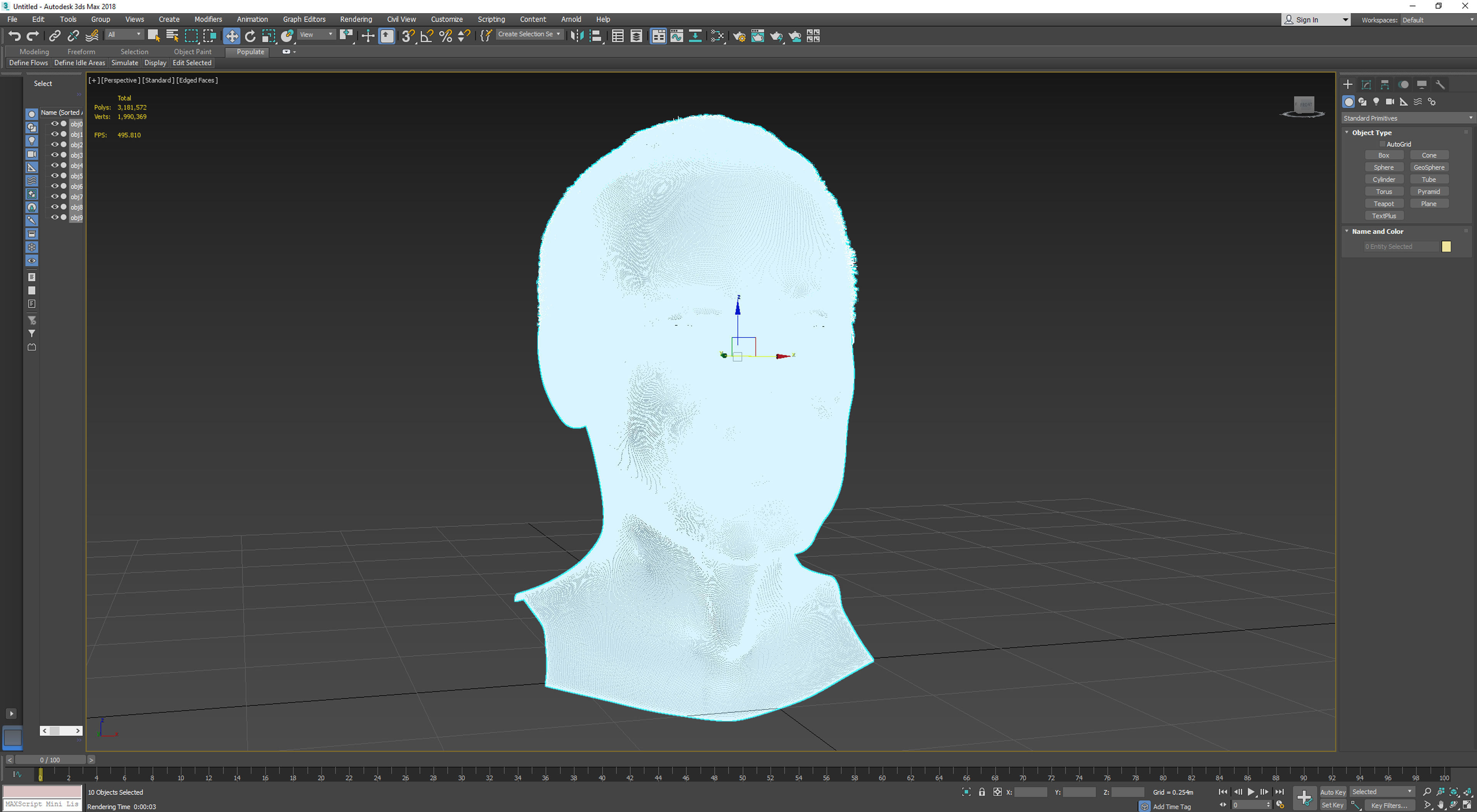 joe biden zbrush 3D Character design 3D model  3D model_13