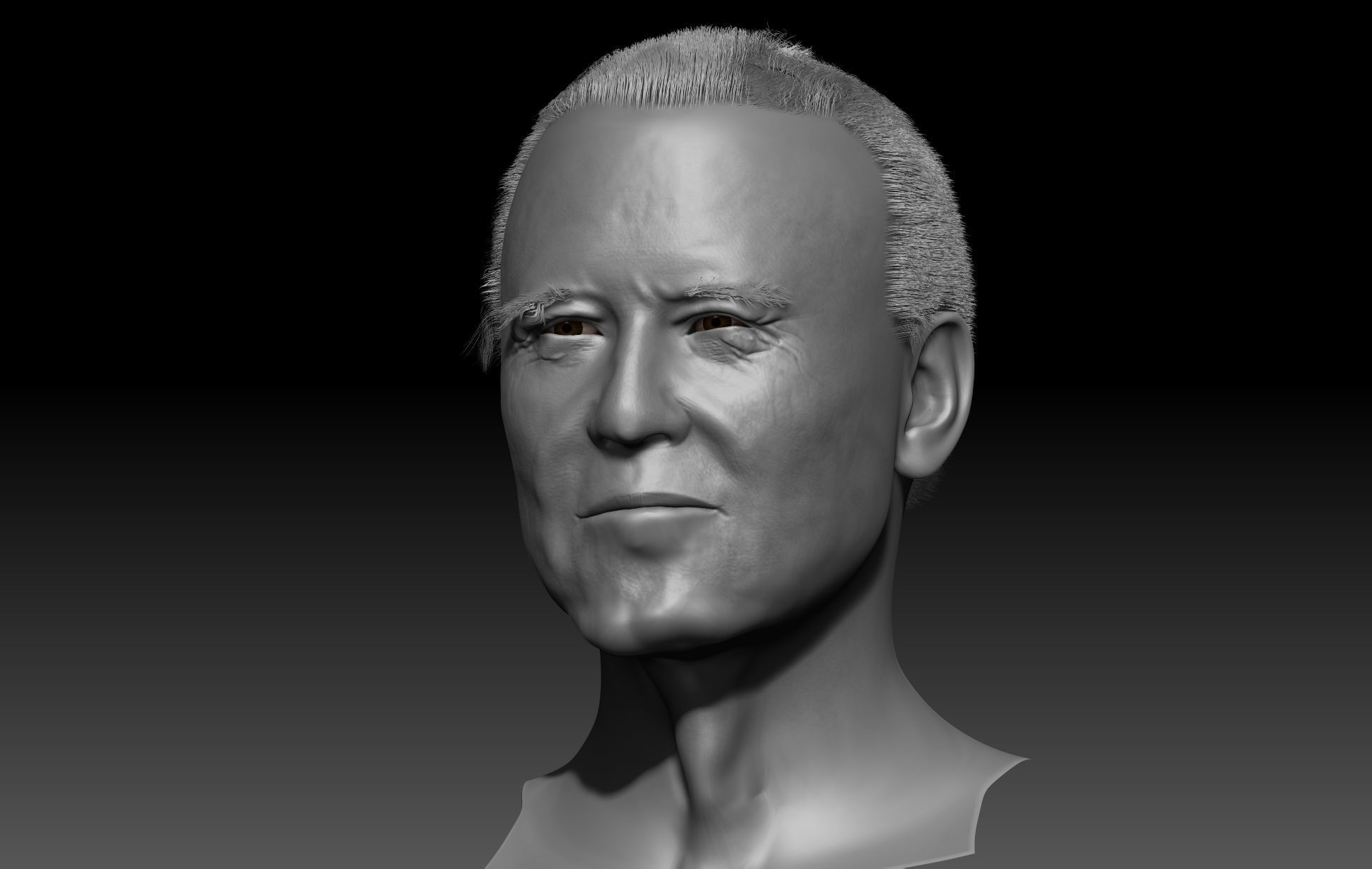 joe biden zbrush 3D Character design 3D model  3D model_9
