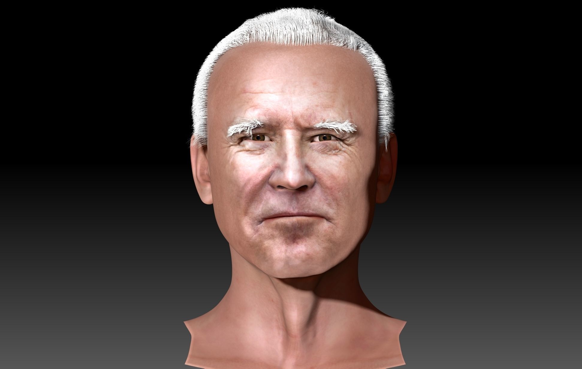 joe biden zbrush 3D Character design 3D model  3D model_5