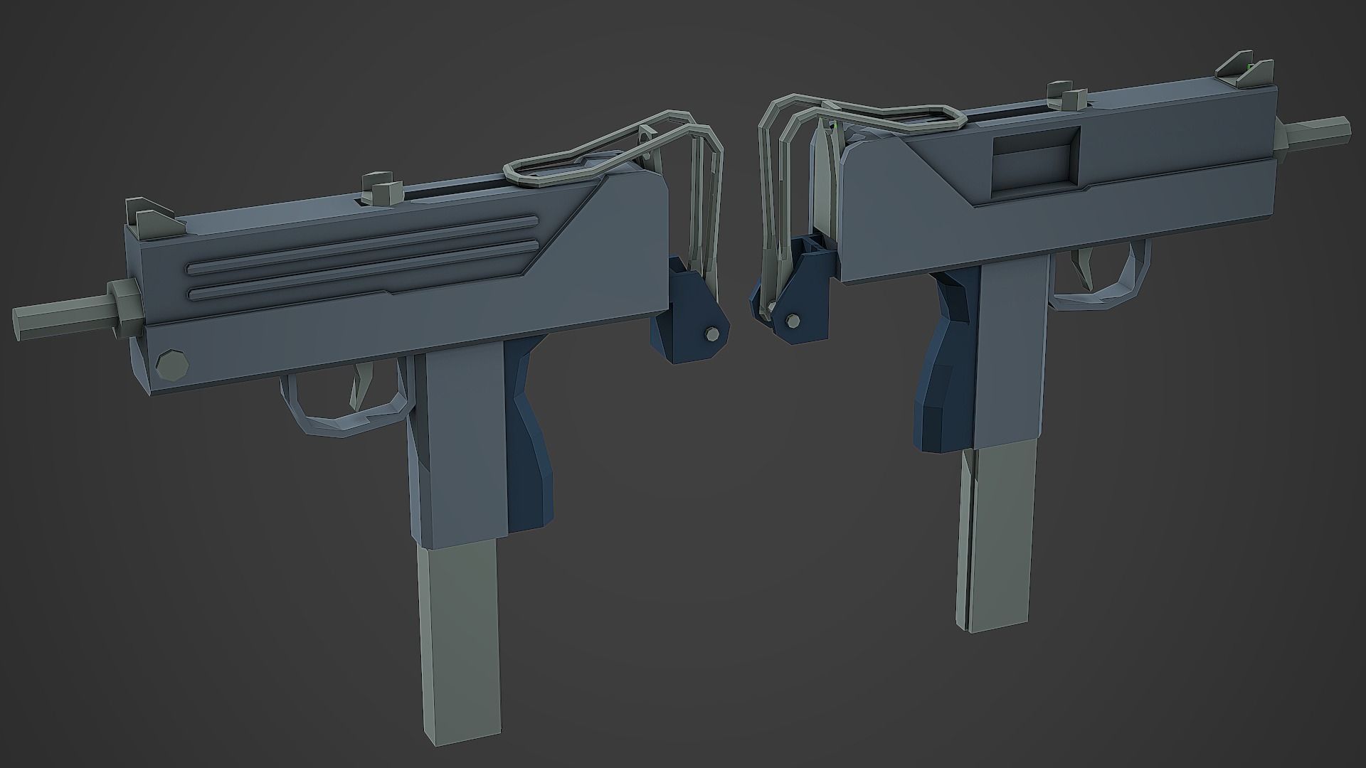 Small Stylized Weapon Pack vol 01 - Low Poly Game Ready 3D Model Collection_48