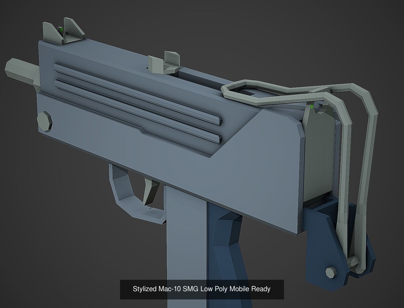 Small Stylized Weapon Pack vol 01 - Low Poly Game Ready 3D Model Collection_4