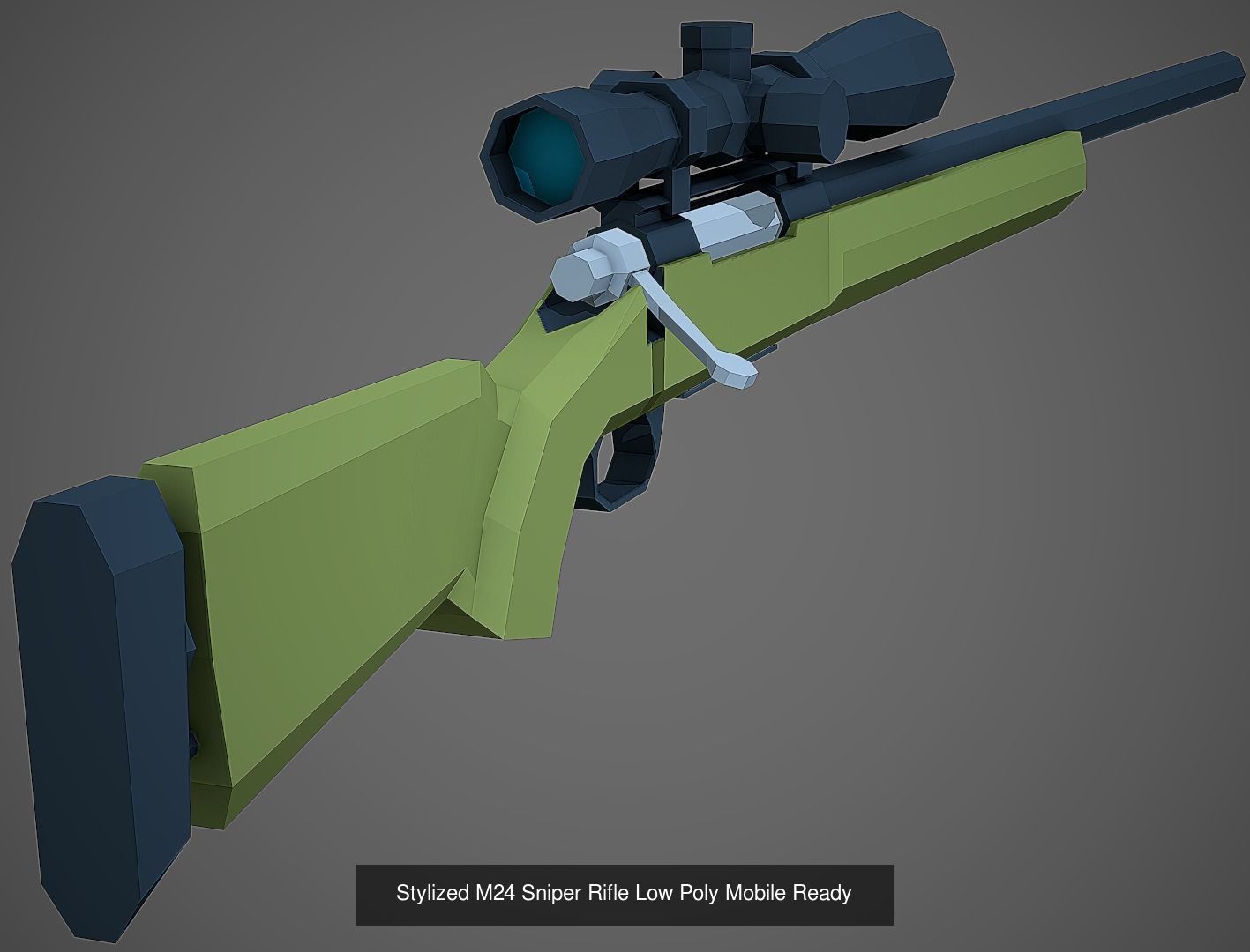 Small Stylized Weapon Pack vol 01 - Low Poly Game Ready 3D Model Collection_1