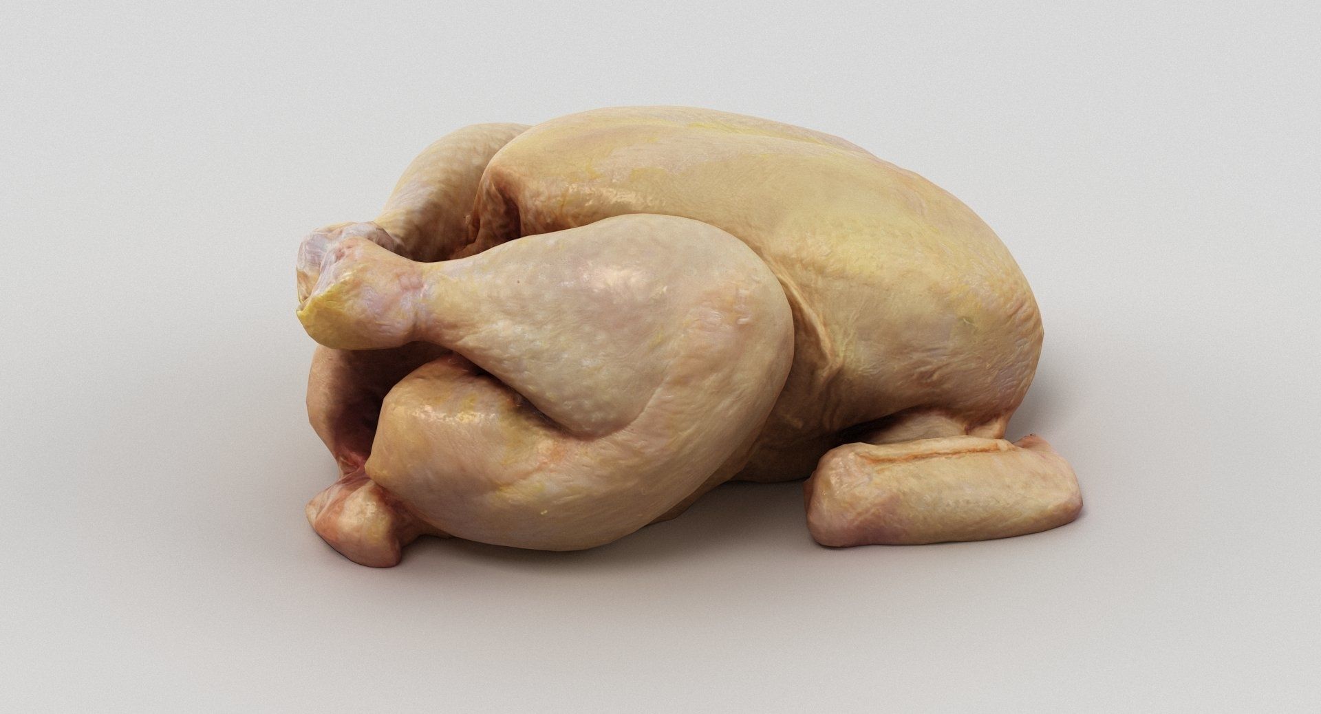 Raw Chicken 3D model_9