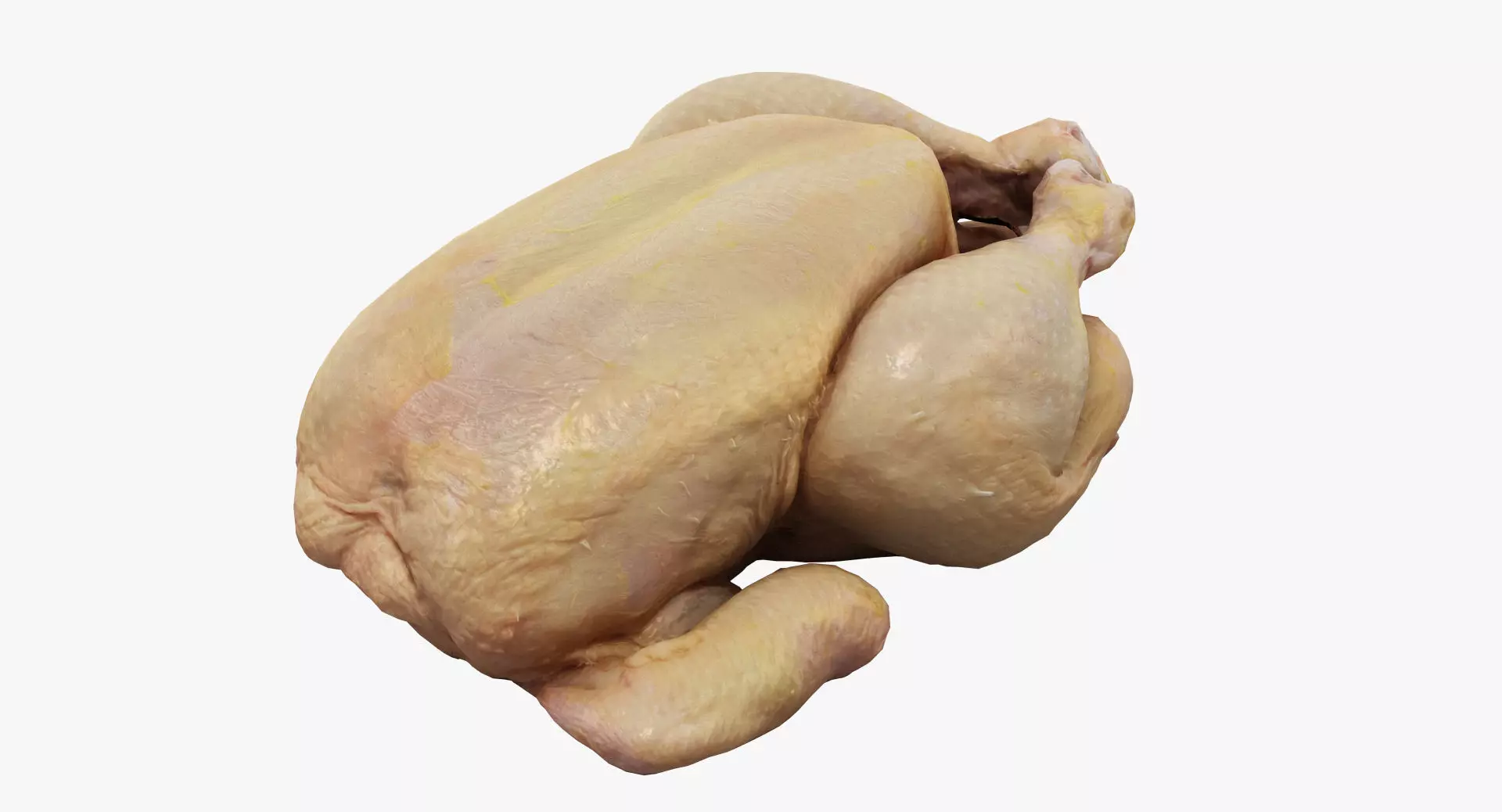 Raw Chicken 3D model_0