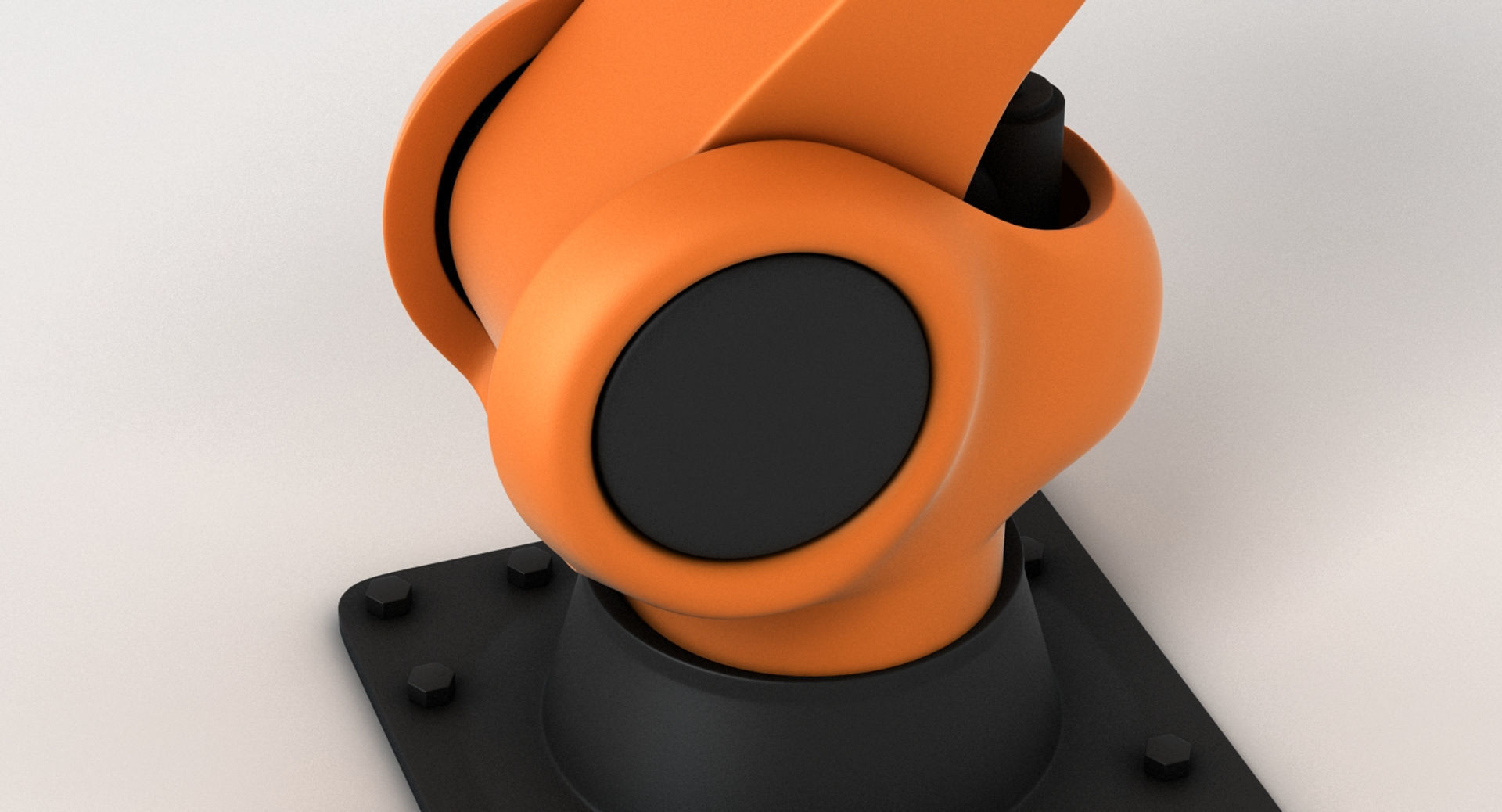 Industrial Robot Arm 3D model_10