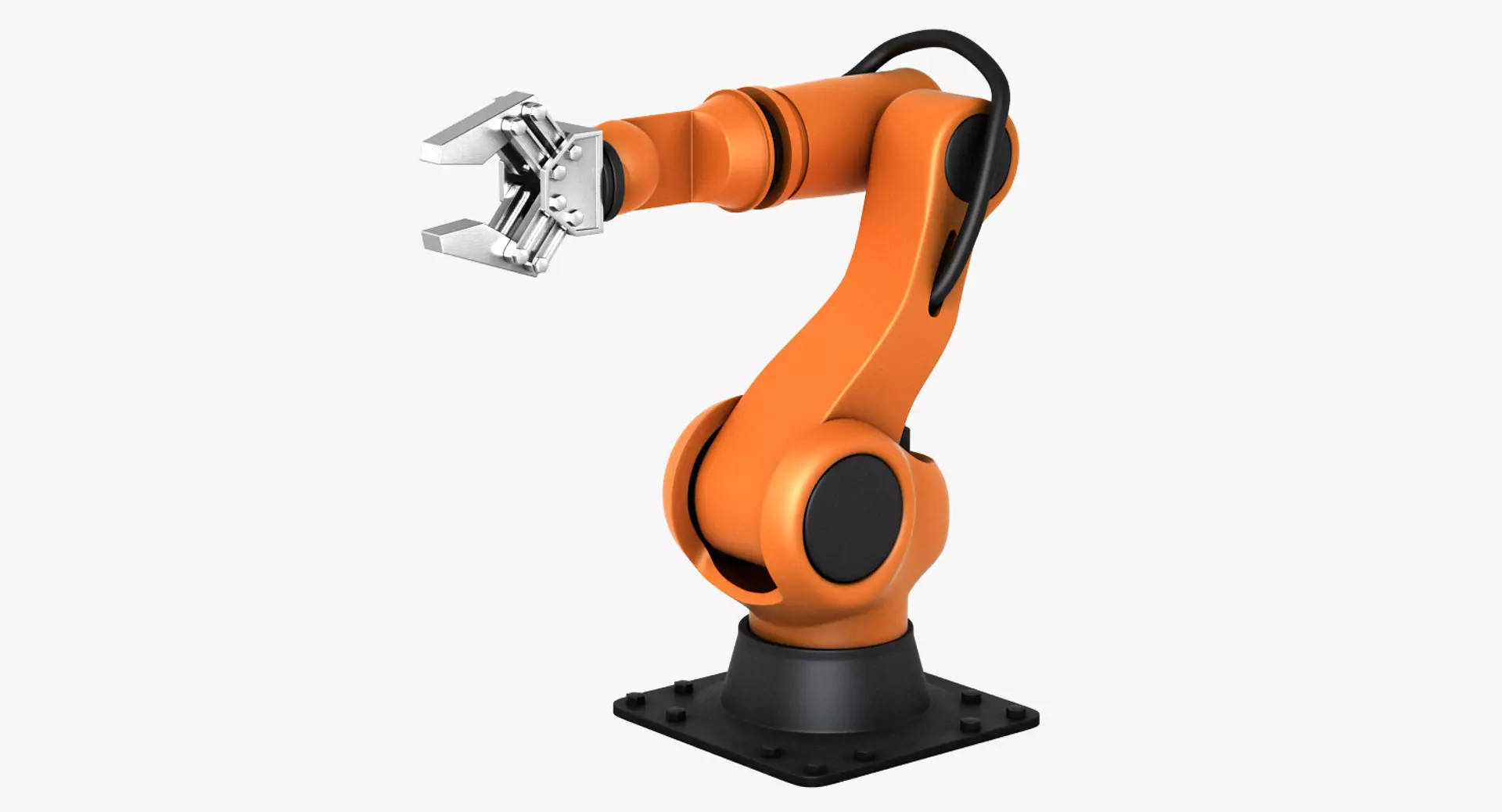 Industrial Robot Arm 3D model_0