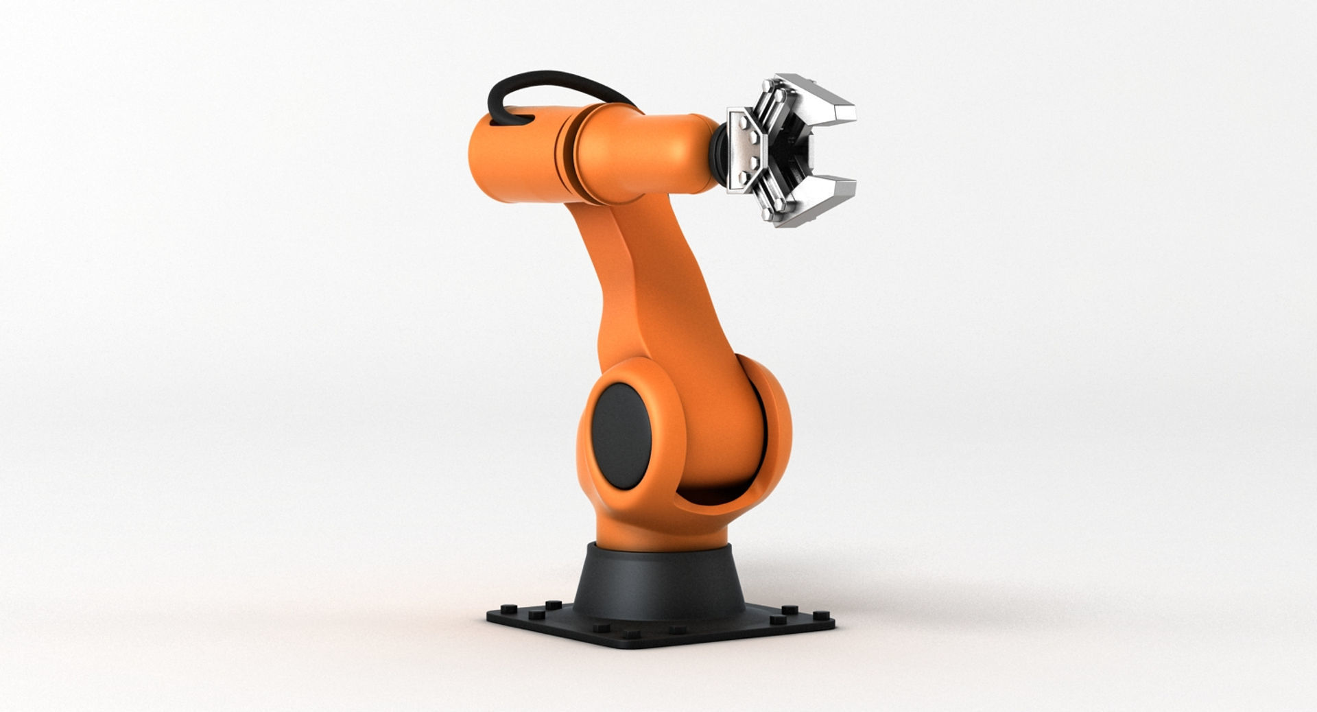 Industrial Robot Arm 3D model_8