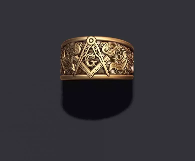 Mason ring 3D print model