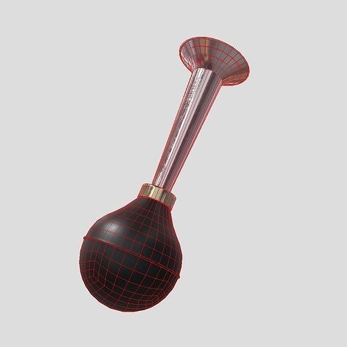 Air Horn Low-poly 3D model 3