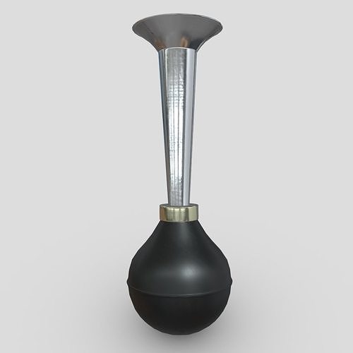 Air Horn Low-poly 3D model 4