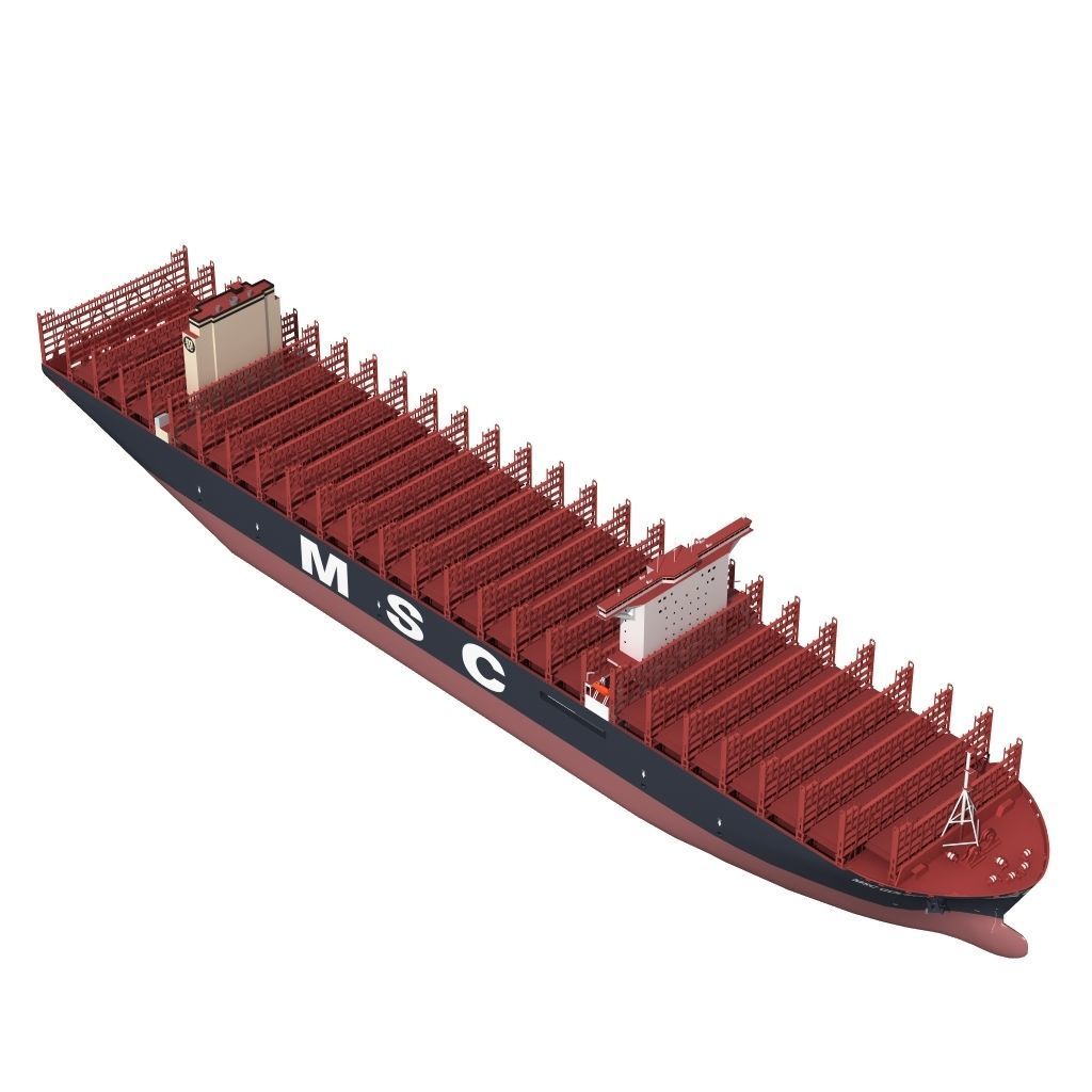 Gulsun-class container ship 3D model_7