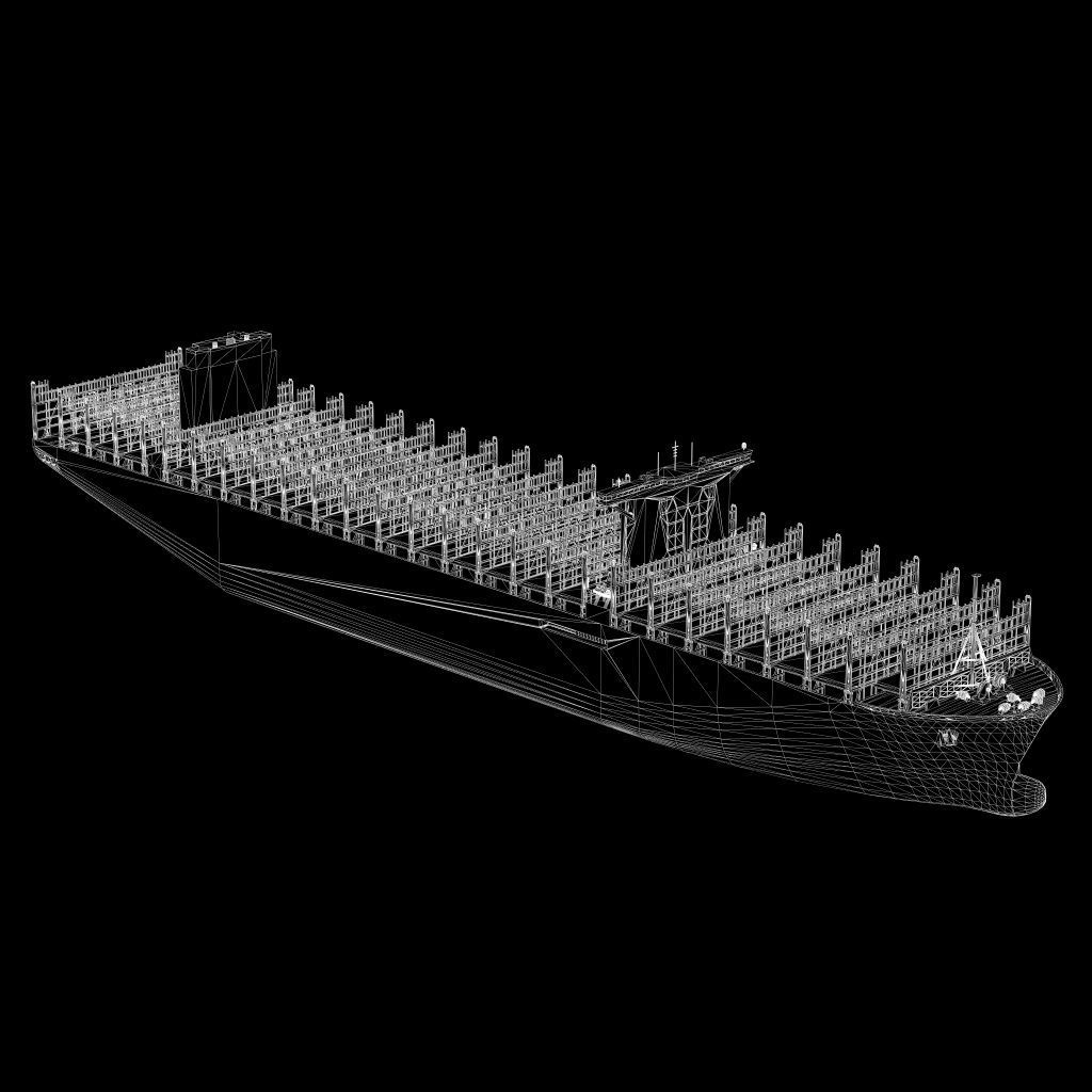 Gulsun-class container ship 3D model_8