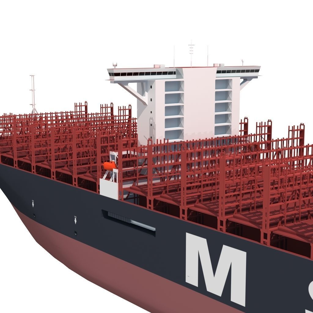 Gulsun-class container ship 3D model_5