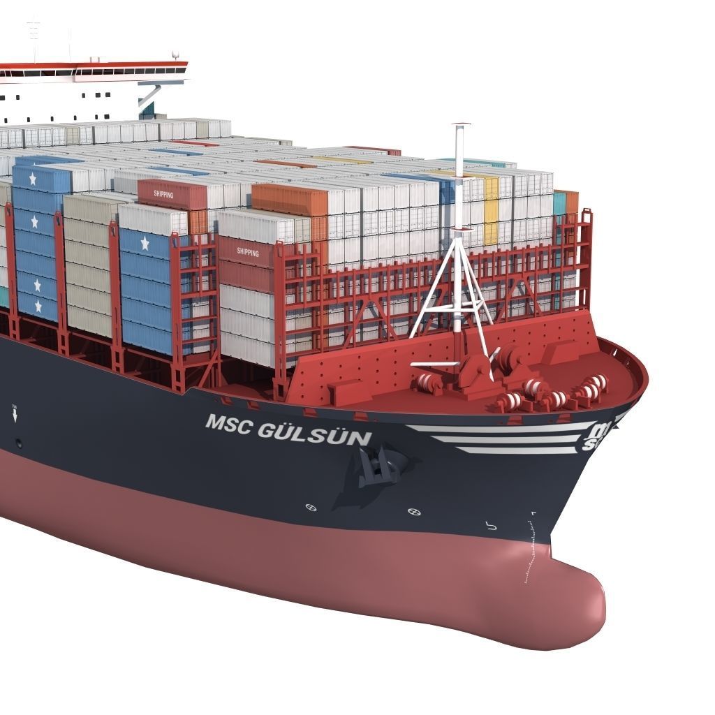 Gulsun-class container ship 3D model_2