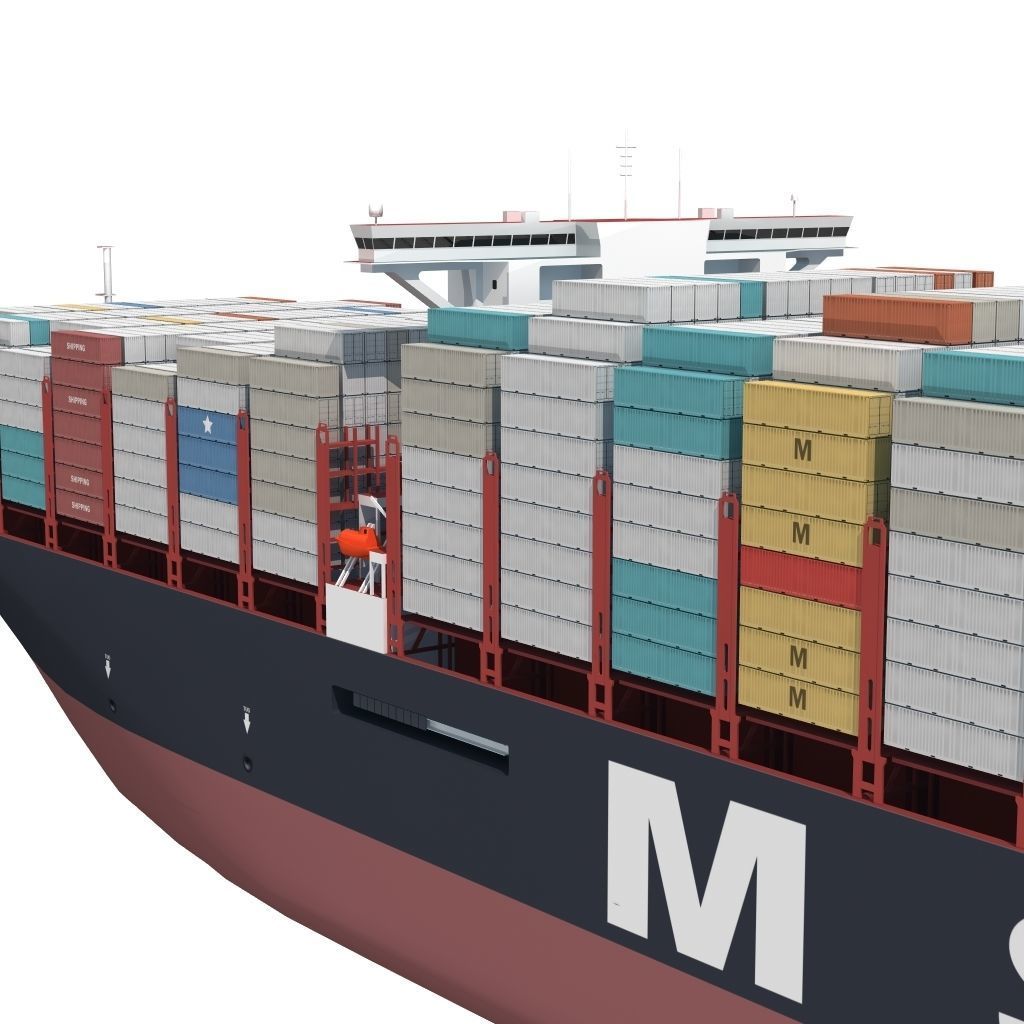Gulsun-class container ship 3D model_4