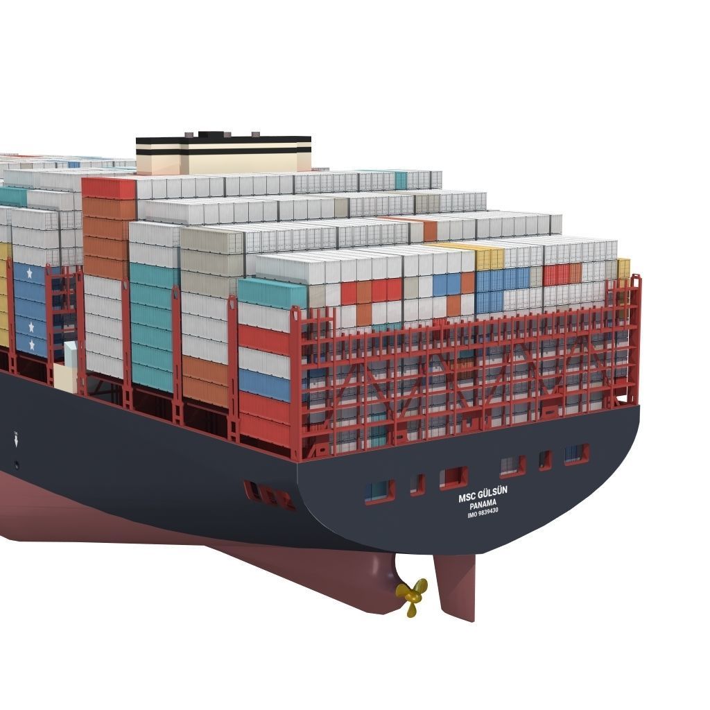 Gulsun-class container ship 3D model_3