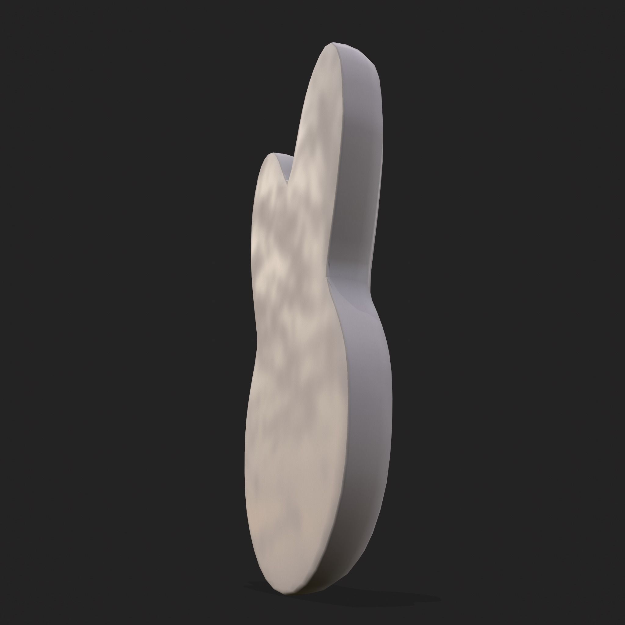 Bunny Head Candy Free low-poly 3D model_15