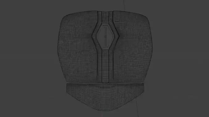 Post Imperial Mandalorian-style chest armor set 3D print model