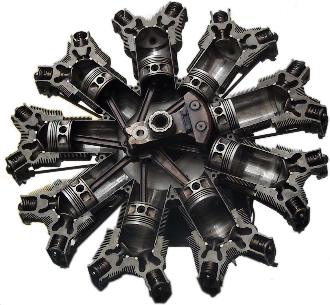 Radial Engine 3D model_2