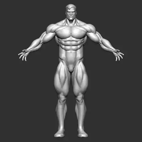 Basemesh Superhero Man