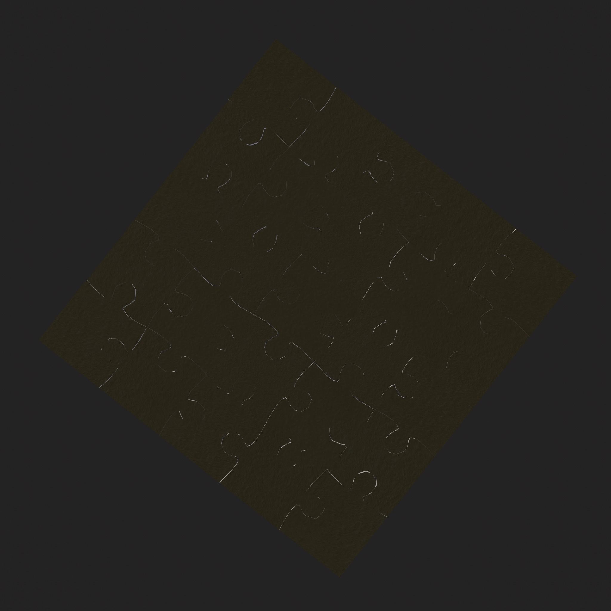 Easter Puzzle Low-poly 3D model_13