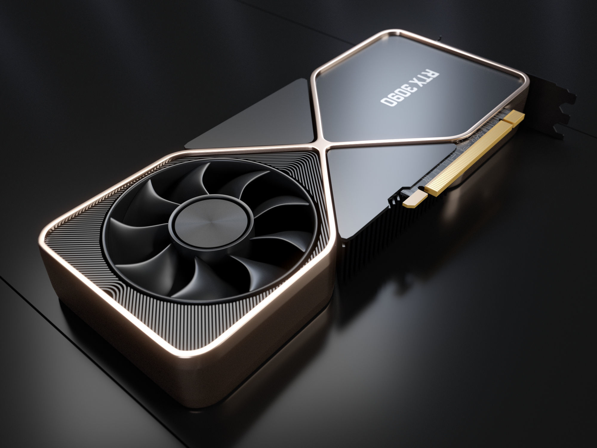 Nvidia GeForce RTX  3090 Graphics Card 3D model_3