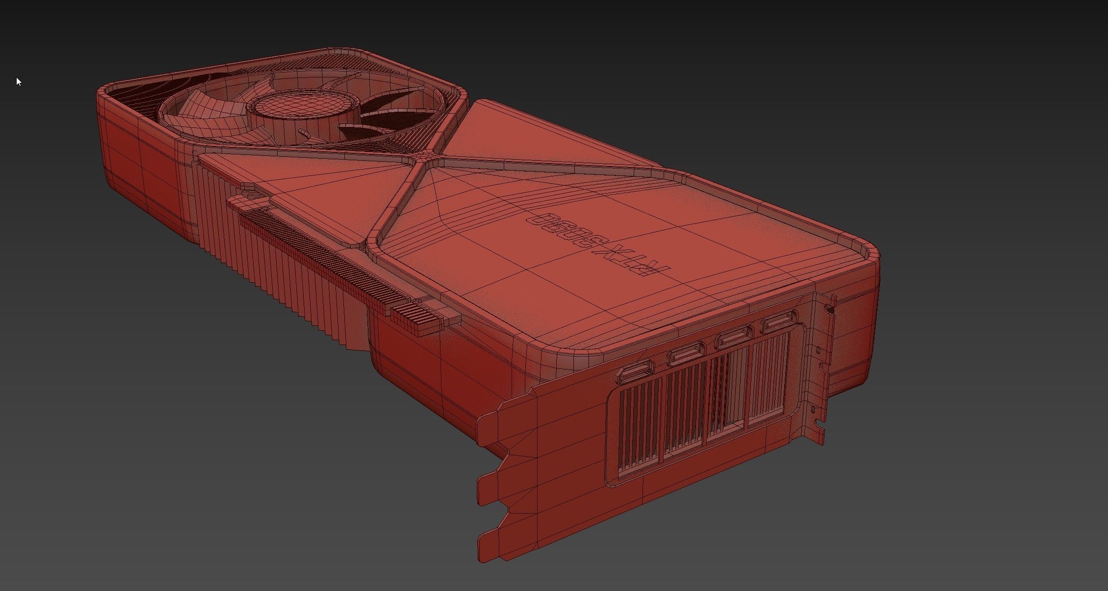 Nvidia GeForce RTX  3090 Graphics Card 3D model_8