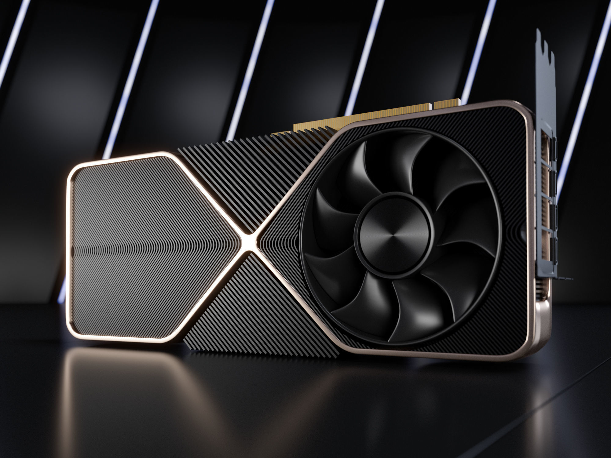 Nvidia GeForce RTX  3090 Graphics Card 3D model_1