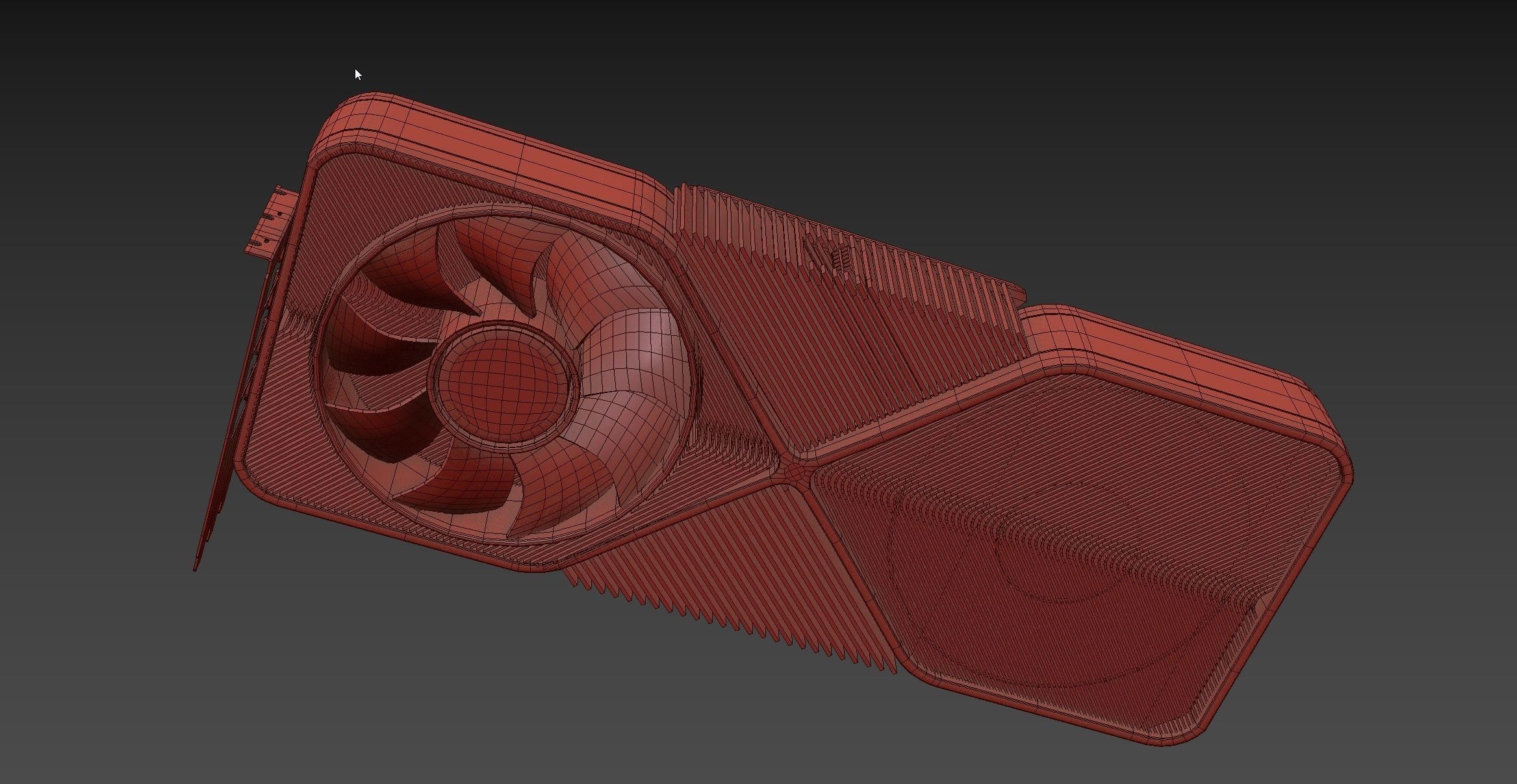 Nvidia GeForce RTX  3090 Graphics Card 3D model_7