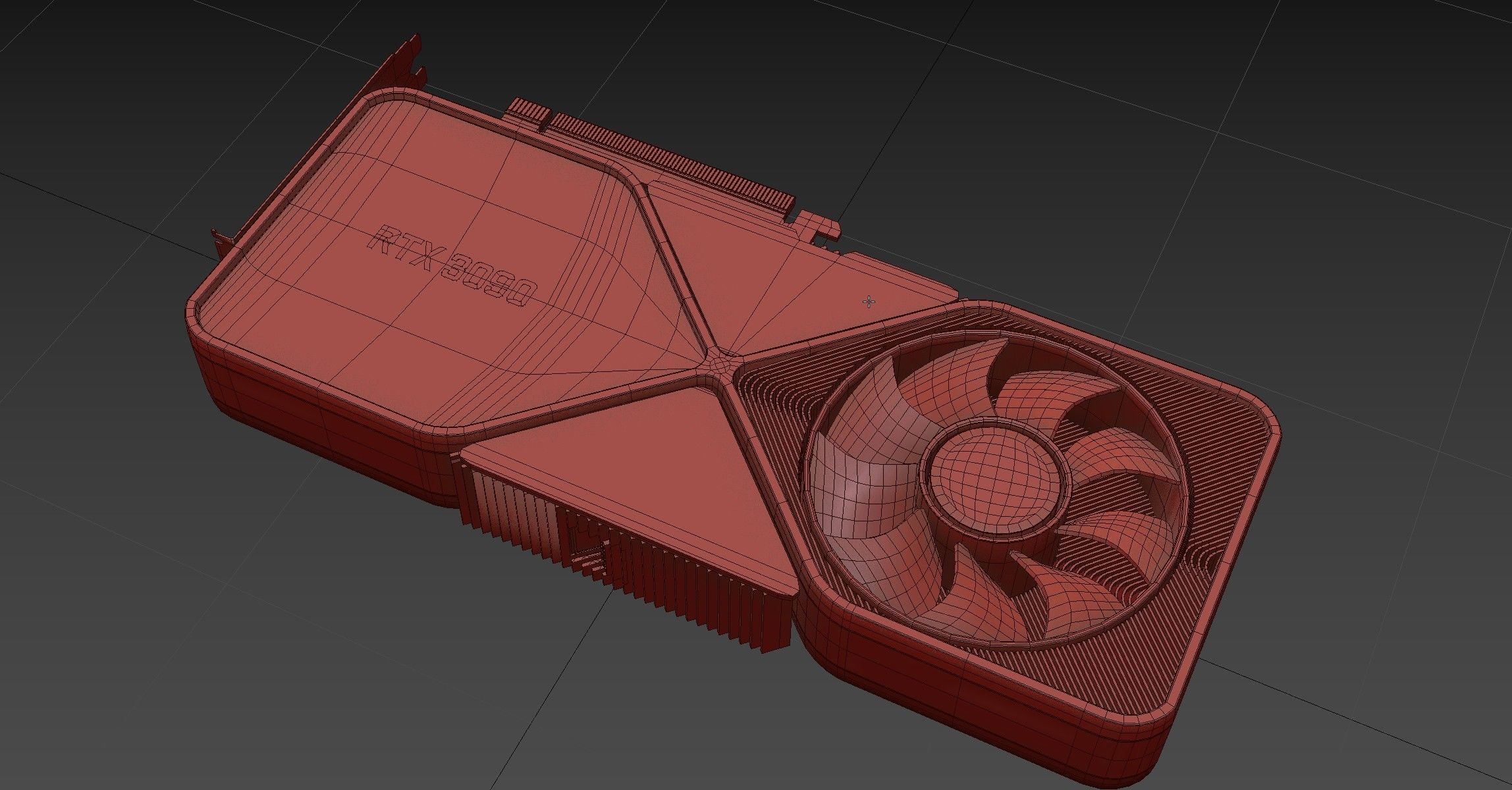 Nvidia GeForce RTX  3090 Graphics Card 3D model_6