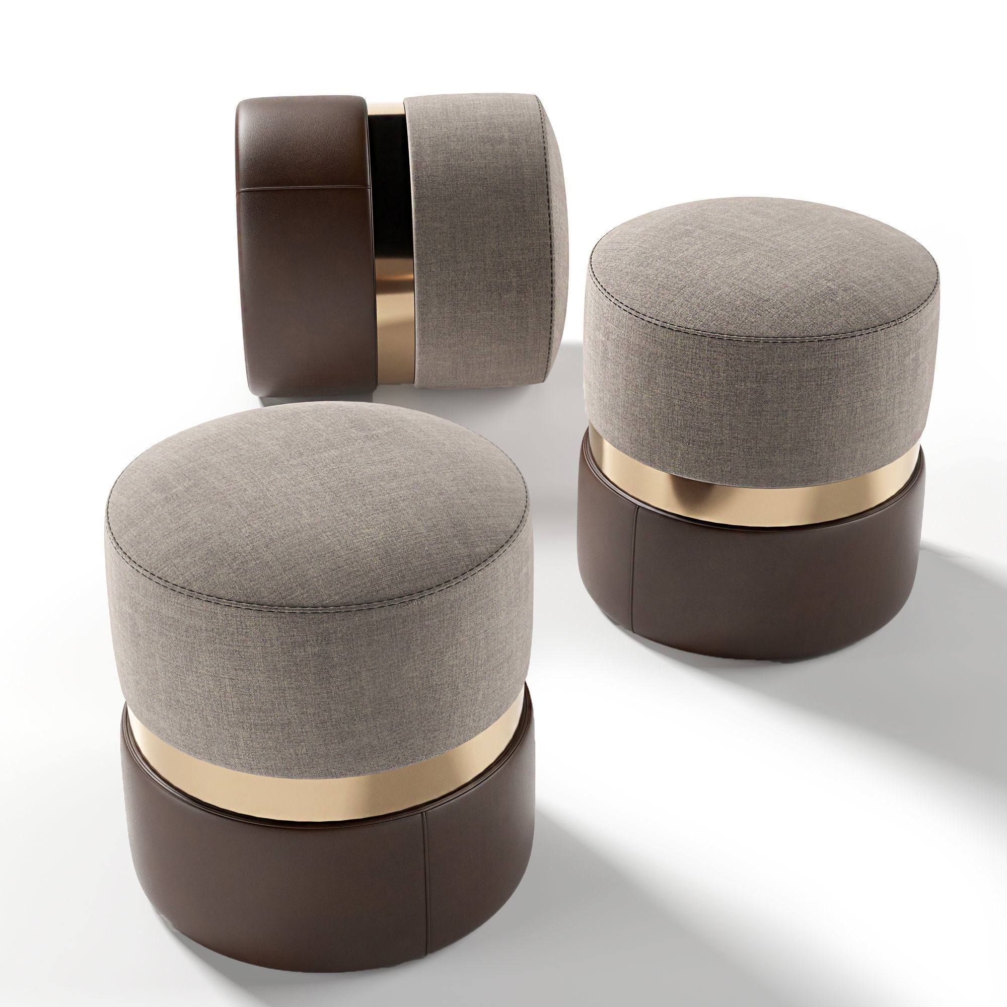 ottoman my interno 3D model_1