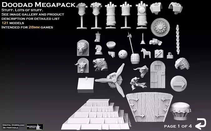 Doodad Megapack 3D print model