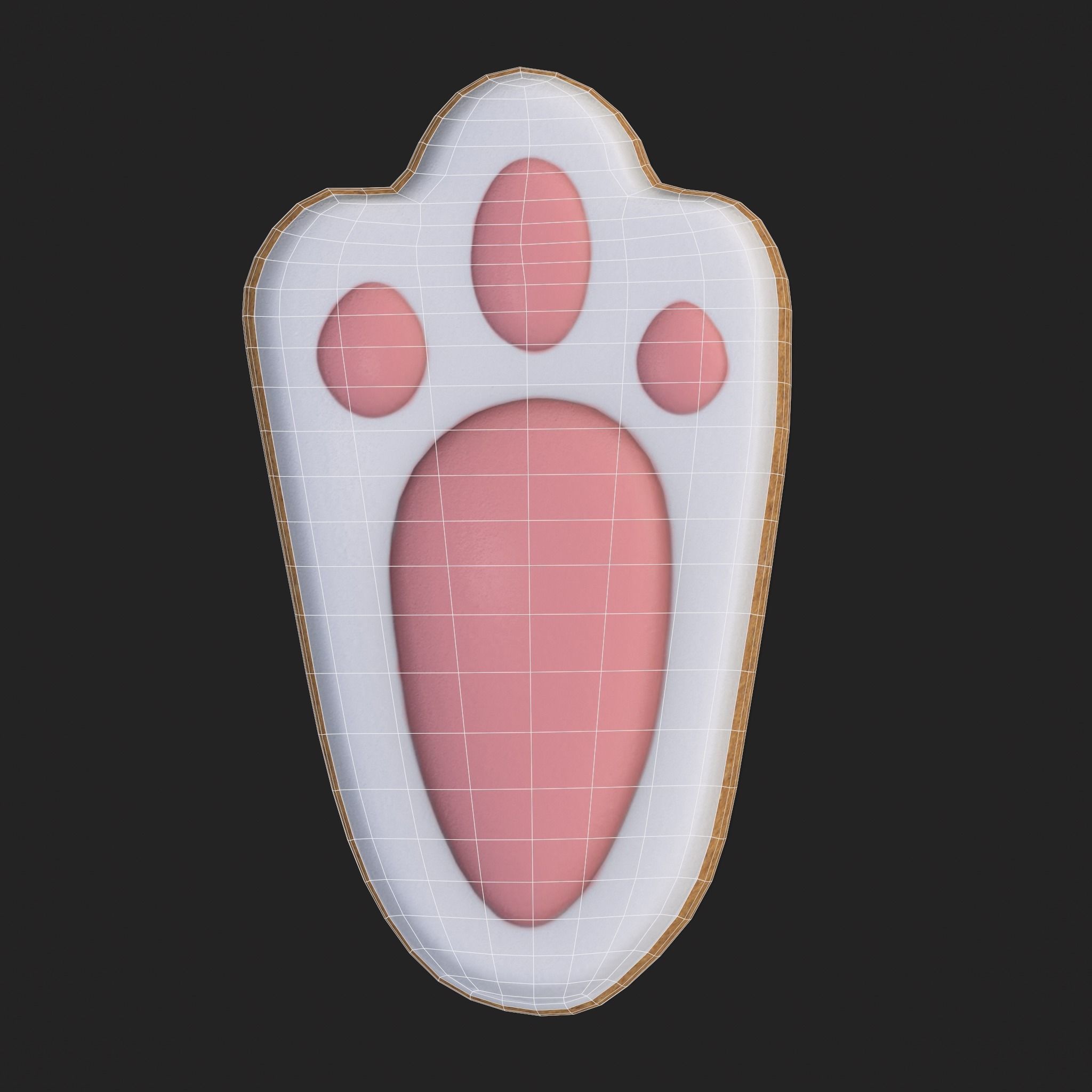 Easter Sugar Cookies Low-poly 3D model_6