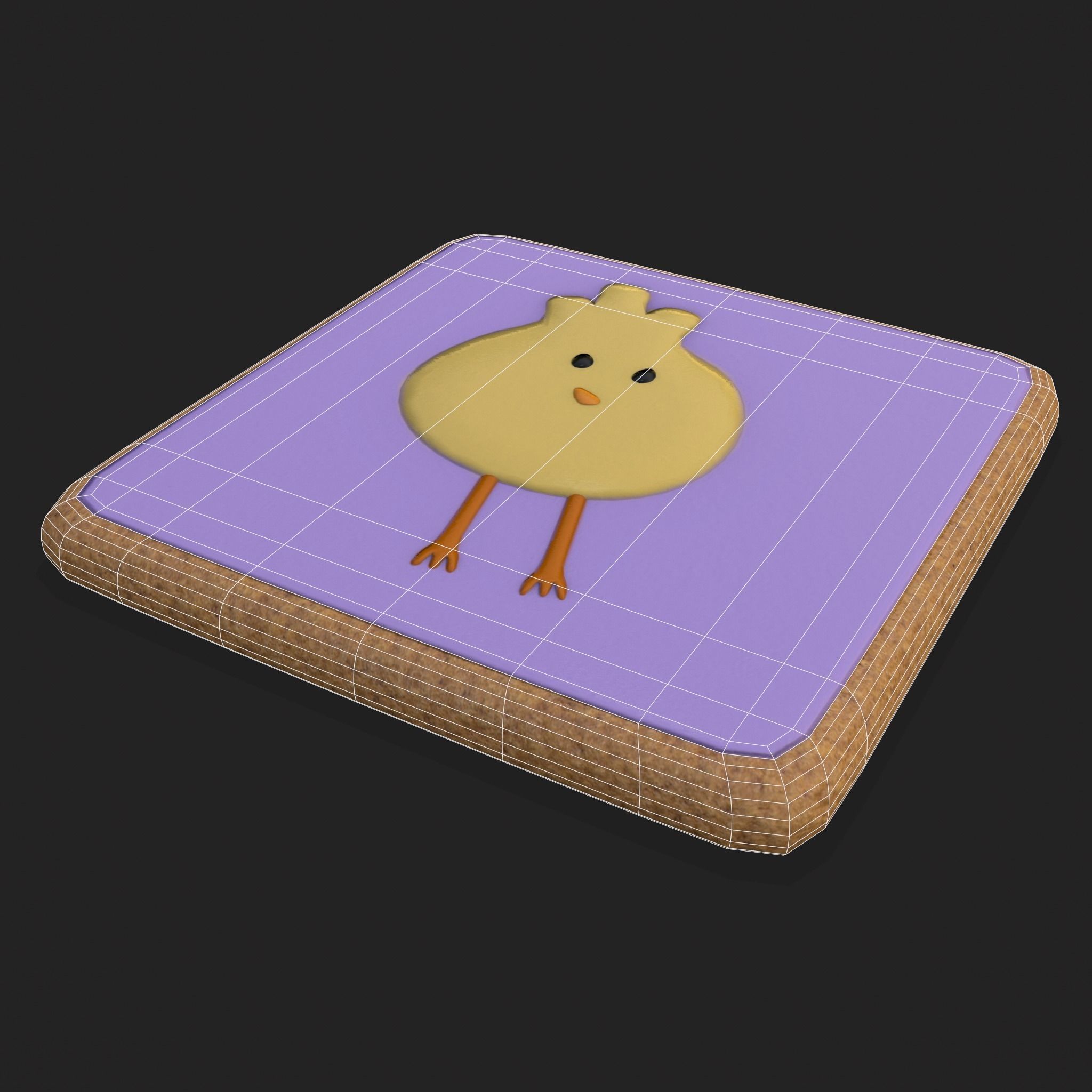 Easter Sugar Cookies Low-poly 3D model_16