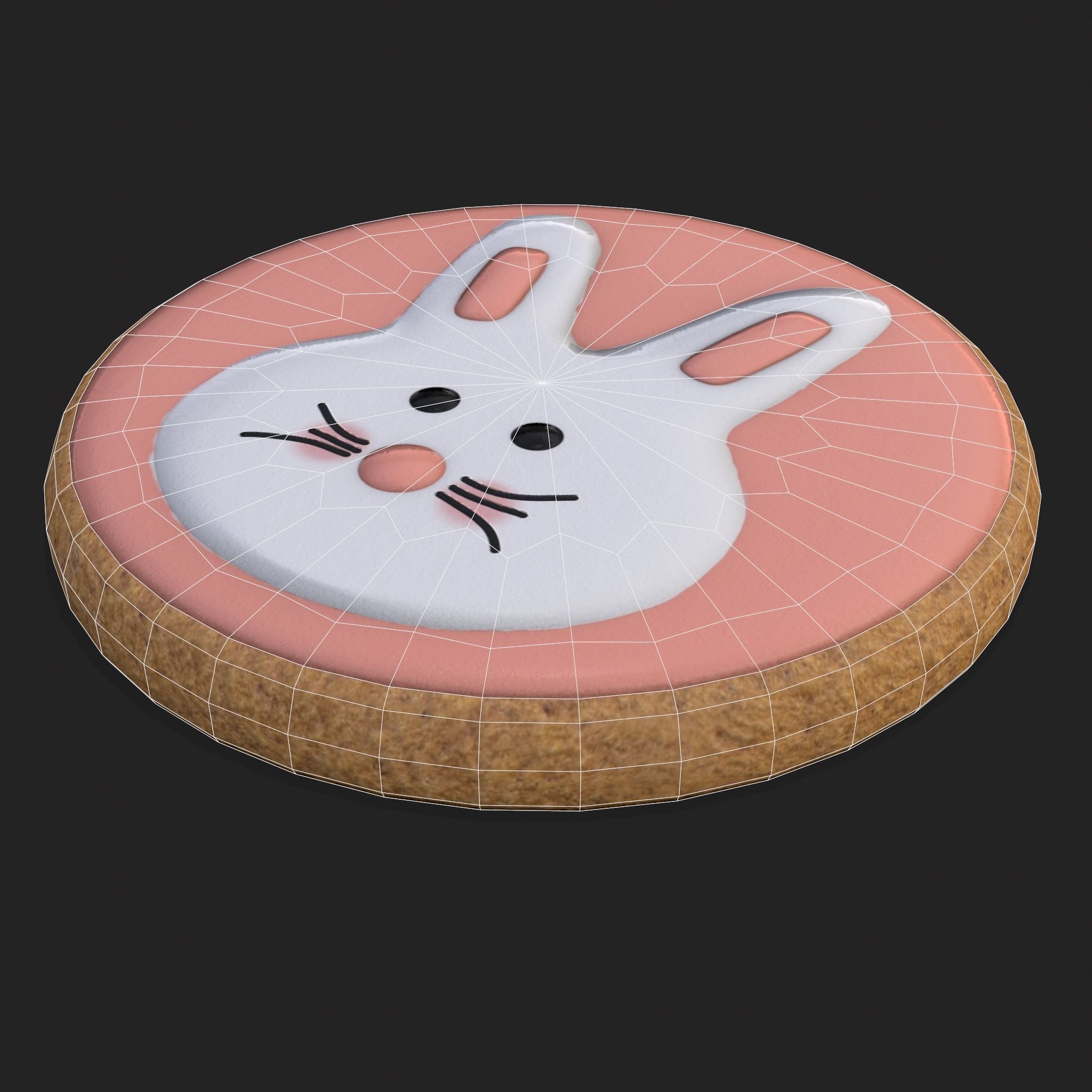 Easter Sugar Cookies Low-poly 3D model_12