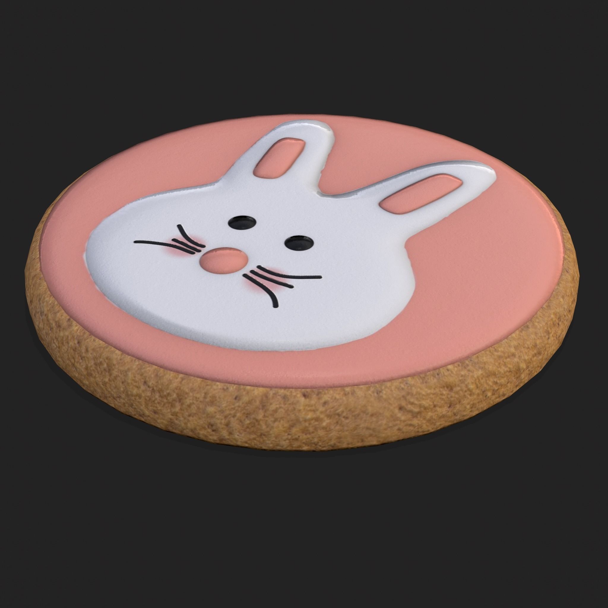 Easter Sugar Cookies Low-poly 3D model_11