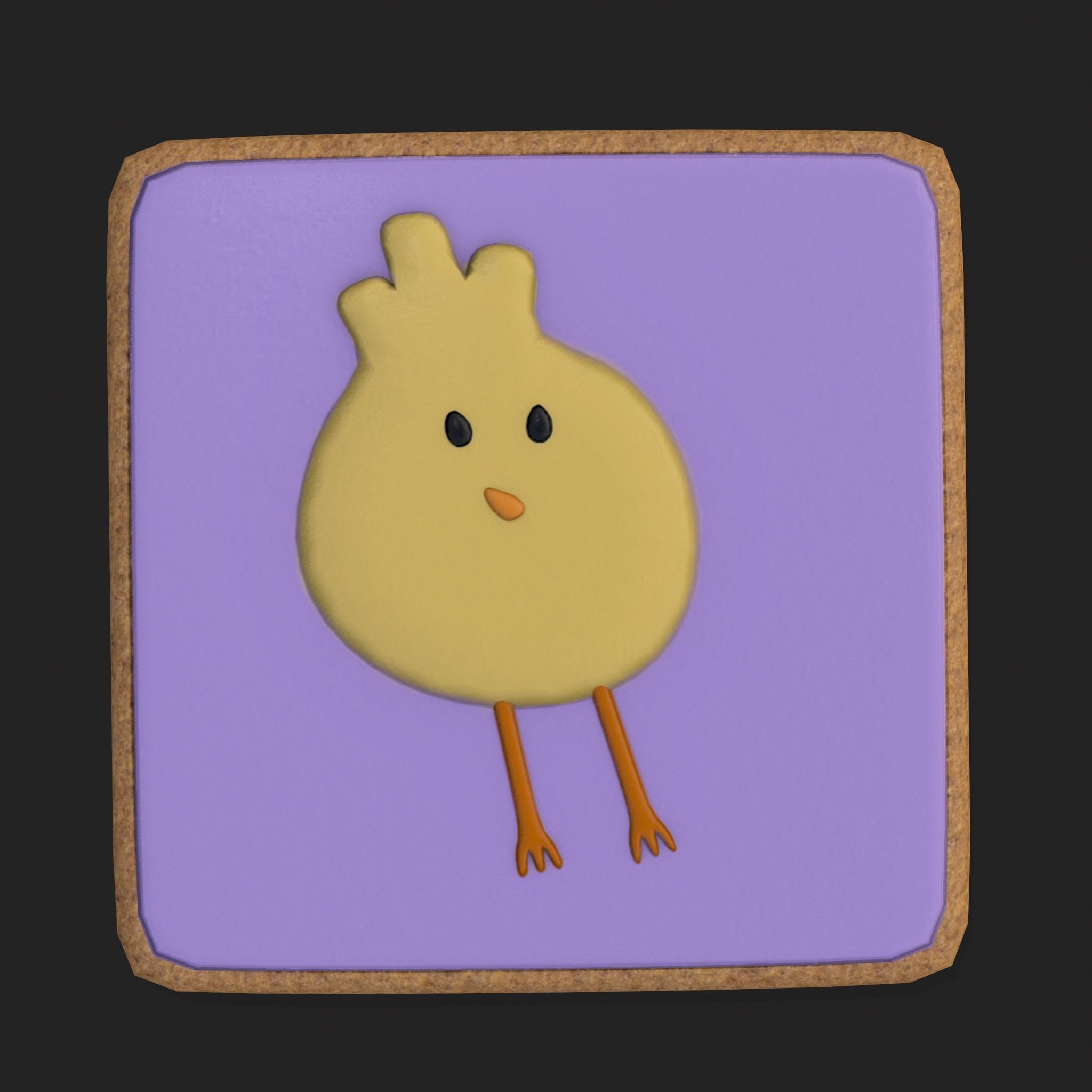 Easter Sugar Cookies Low-poly 3D model_13