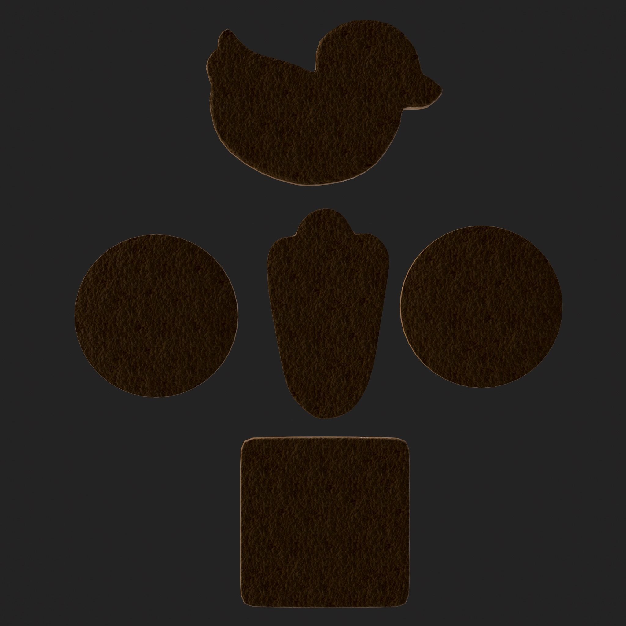 Easter Sugar Cookies Low-poly 3D model_25